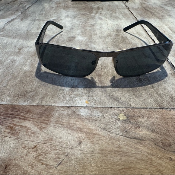 Prada Sleek Black Rectangular Sunglasses - Picture 5 of 5